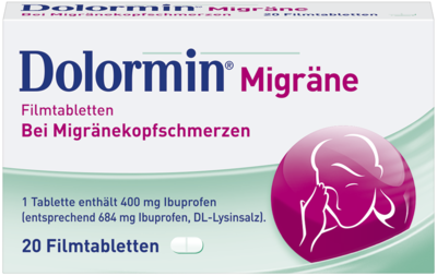 DOLORMIN Migräne Filmtabletten 20 STK