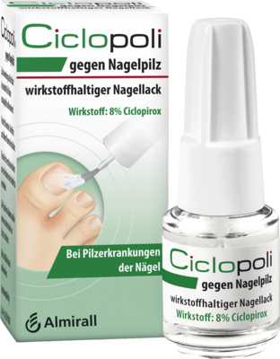 CICLOPOLI gegen Nagelpilz wirkstoffhaltiger Nagellack